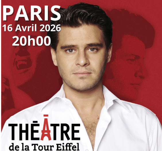 Affiche du concert de Julien Dassin qui chante Joe Dassin